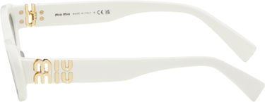 Сонцезахисні окуляри Miu Miu Miu Miu Pointed Cat Eye Acetate Sunglasses білий | 0MU 09YS 8056597897761, 2