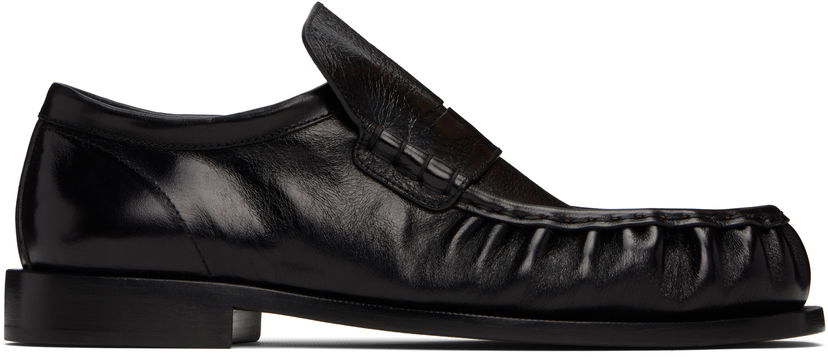 Одяг Dries Van Noten Dries Van Noten Leather Loafers чорний | MS251-1324