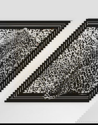 Шарф Dolce & Gabbana Leopard Silk Twill Foulard Різнокольоровий | FN090RGDCUVHI5LD, 2