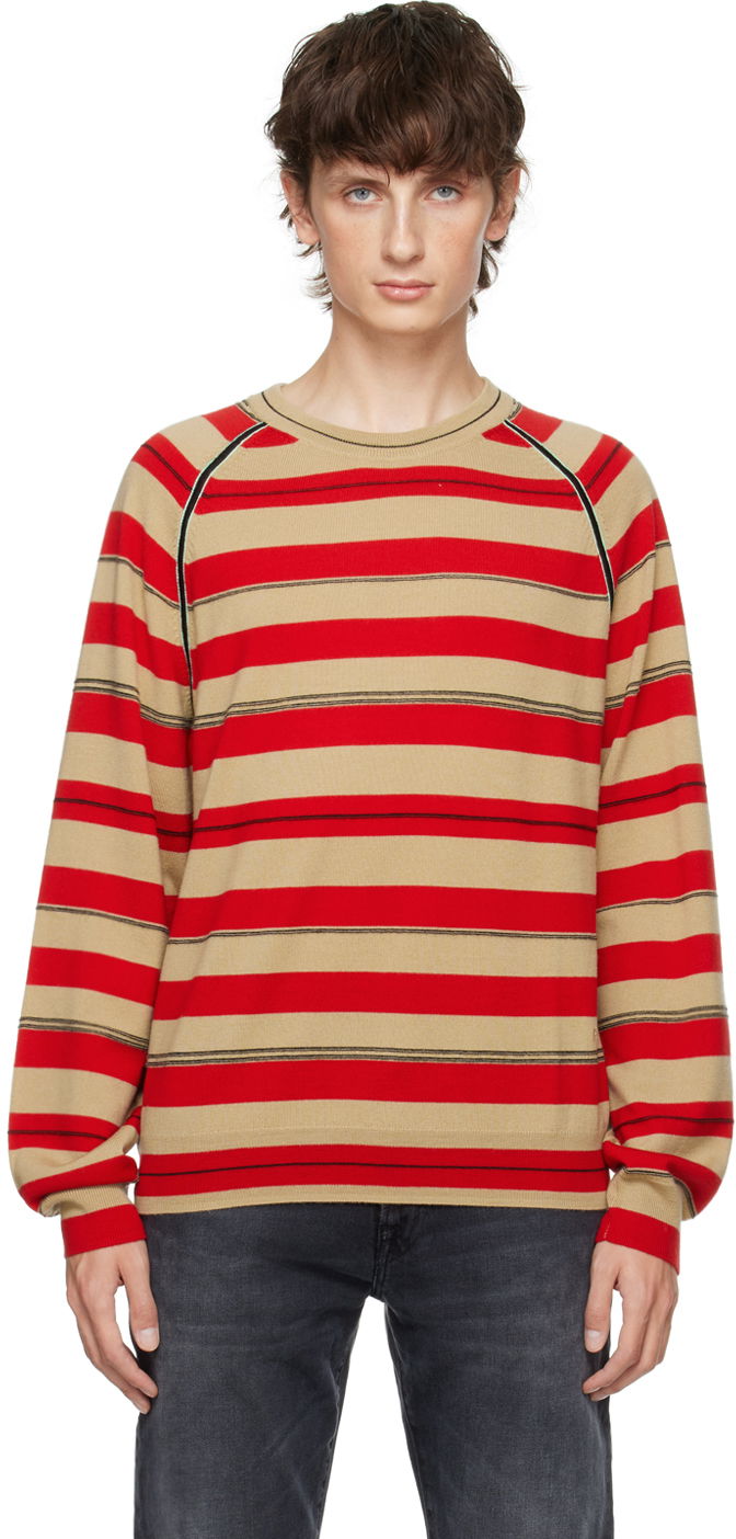 Cветр Paul Smith PS Paul Smith Striped Sweater бежевий | M2R-217Y-L21863