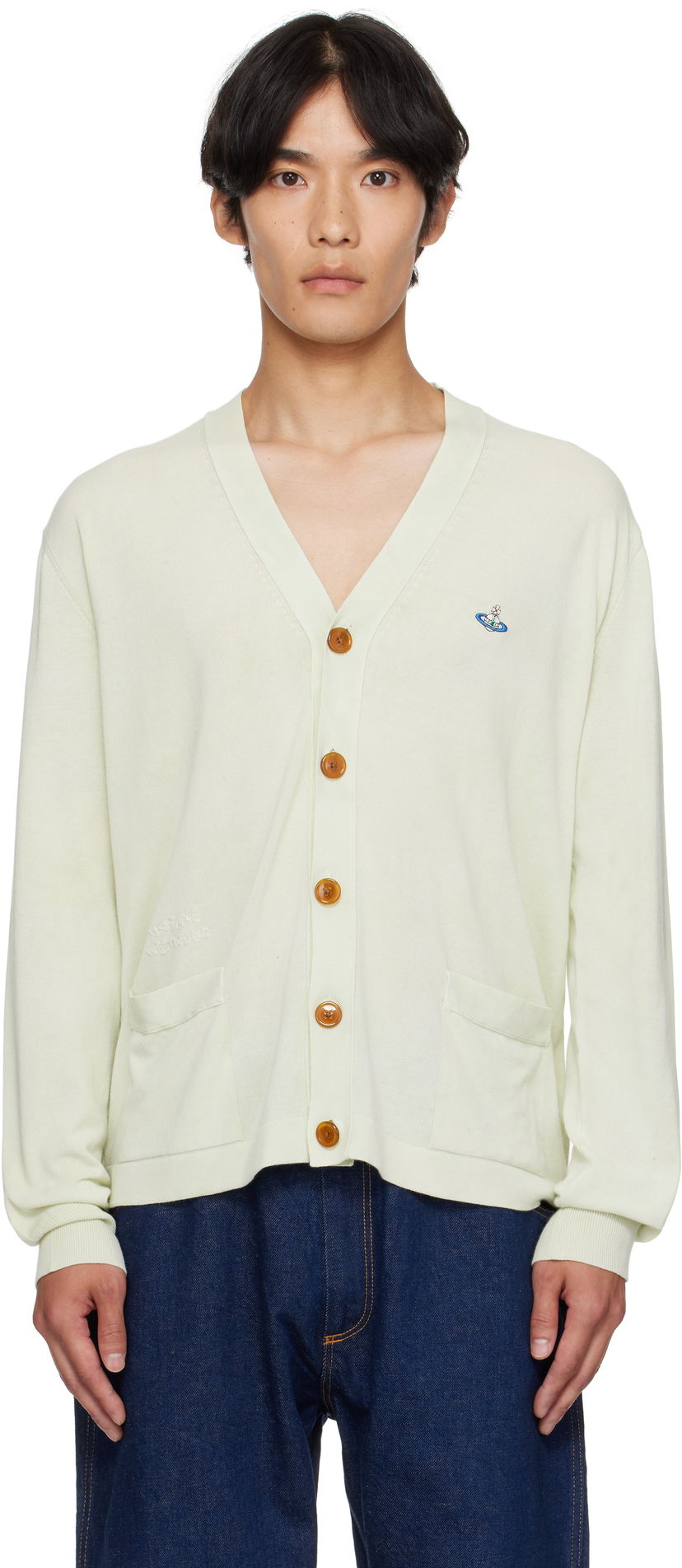 Cветр Vivienne Westwood Vivienne Westwood Alex Cardigan Зелений | 27010014-Y003K-