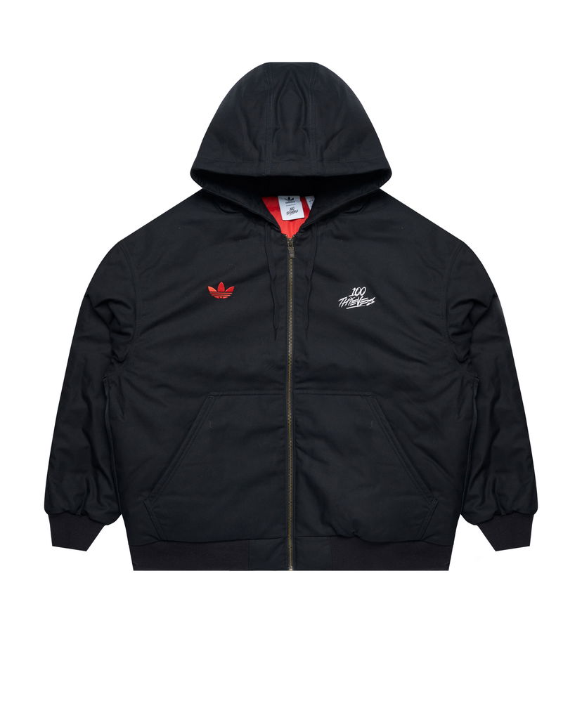 Світшоти adidas Originals 100 Thieves x Black Hooded Jacket чорний | JP0817