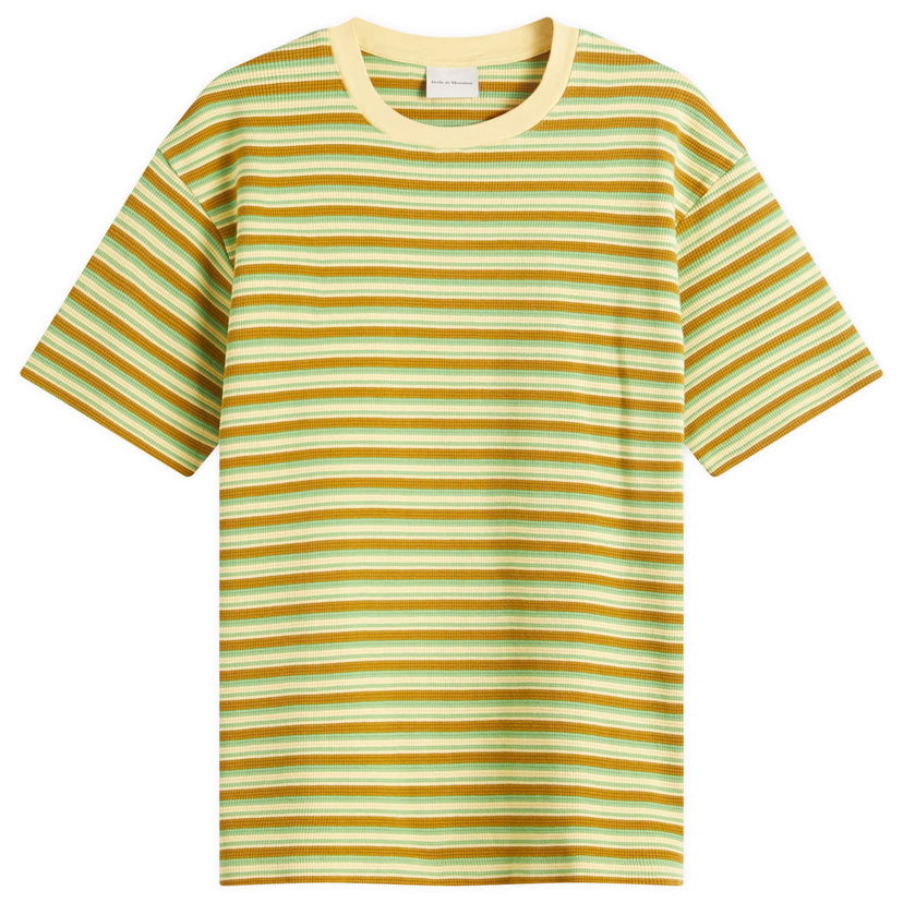 Футболка Drôle de Monsieur Drôle de Monsieur Striped T-Shirt, Size Large Жовтий | G-TS245-CO203-MS