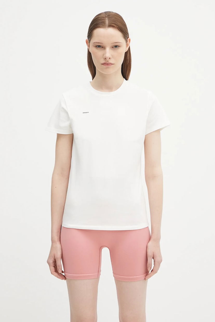Футболка PANGAIA Pangaia Cotton-Stretch T-Shirt білий | 10002430