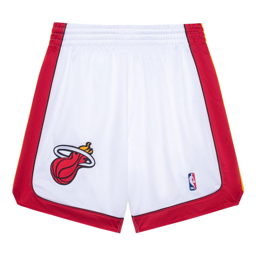 Шорти Mitchell & Ness Mitchell & Ness Miami Heat 2005-06 Basketball Shorts білий | ASHR4170-MHE05PPPWHIT