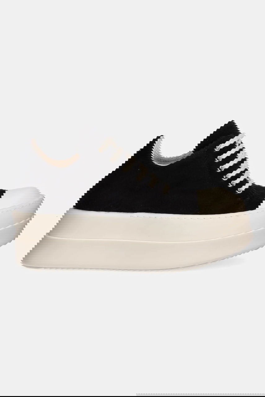 Кросівки та взуття Rick Owens Rick Owens DRKSHDW Double Bumper Low чорний | DS02E7832.BMO, 1