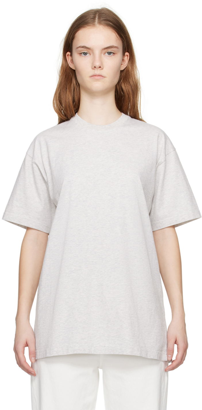 Футболка TOTEME TOTEME Straight T-Shirt Сірий | 234-WRT865-FB0092