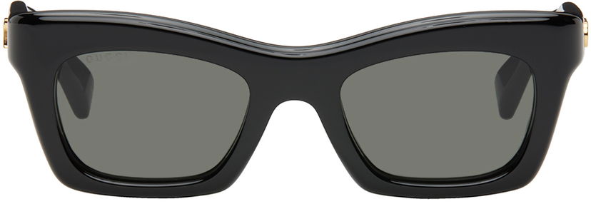 Сонцезахисні окуляри Gucci Black Rectangular Sunglasses чорний | GG1773S-001