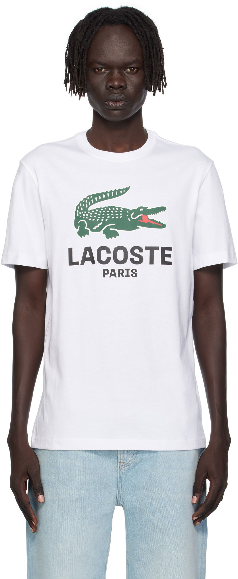 Футболка Lacoste Lacoste Croc Originals T-Shirt білий | TH5634_001