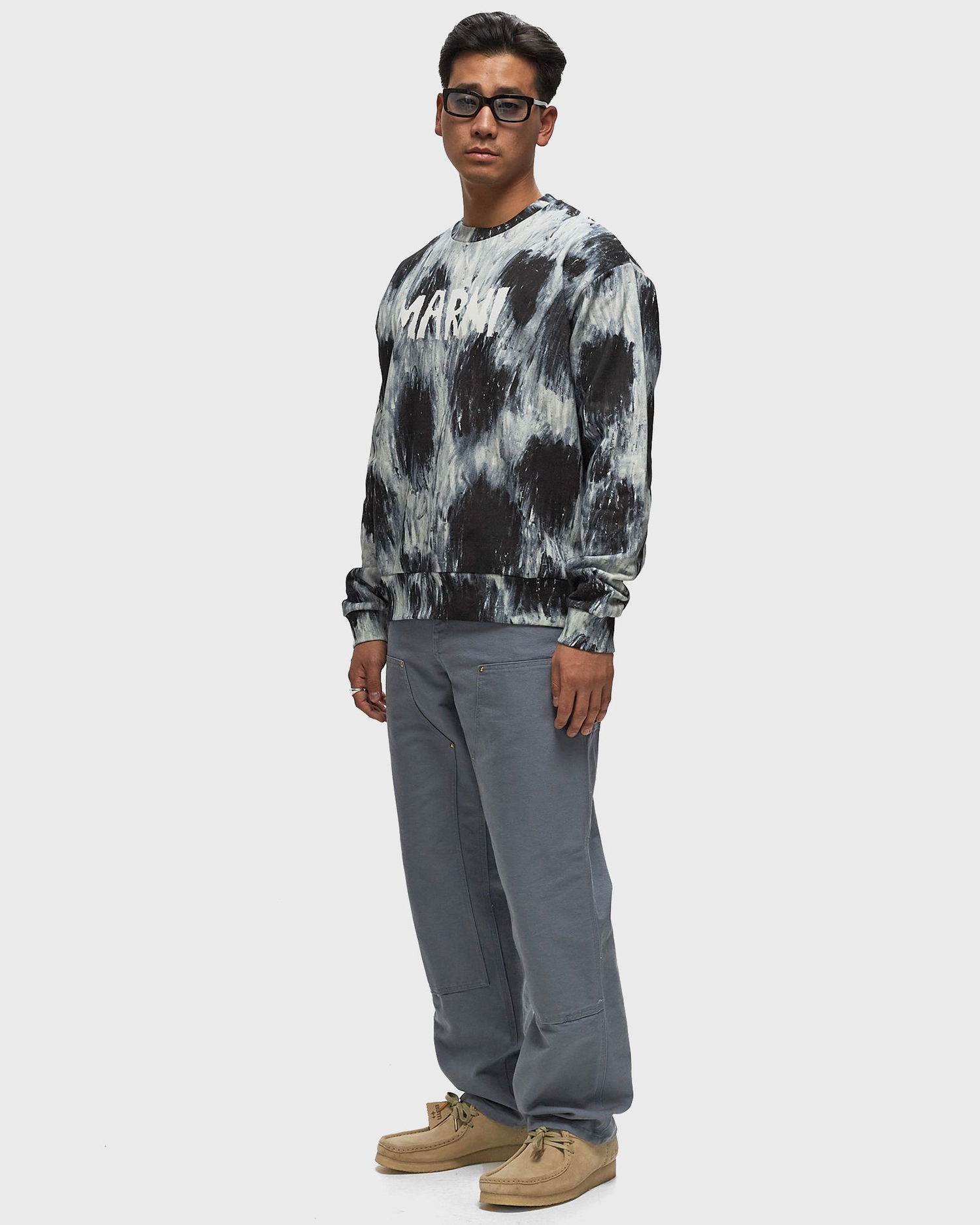 Світшоти Marni Abstract Print Sweatshirt in Size L чорний | FUMU0074PR-CLN42, 1