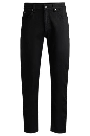 Джинси BOSS Maine Regular Fit Italian Denim Jeans чорний | 50520810