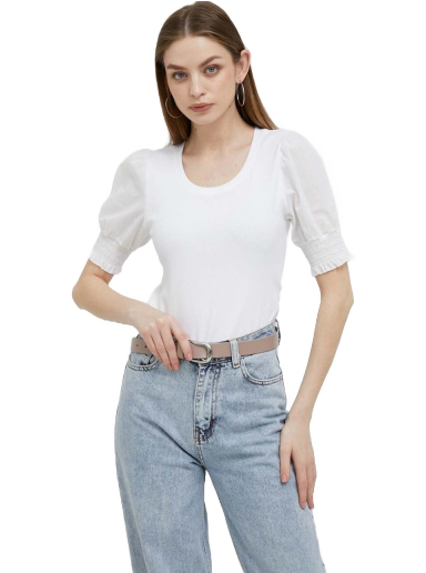 Футболка DKNY Top білий | E3DHUSPQ