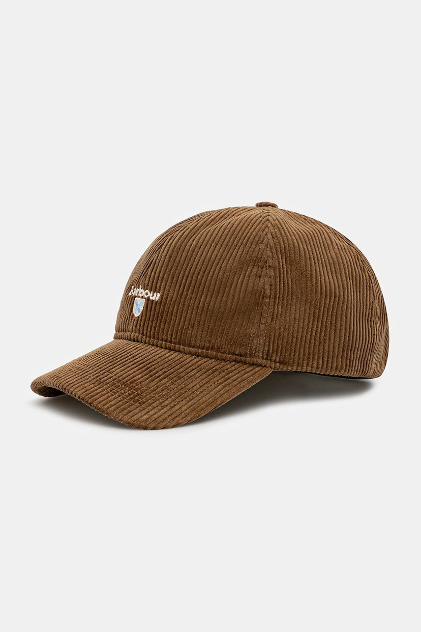 Кепка Barbour Preston Corduroy Baseball Cap Коричневий | MHA0911BE51