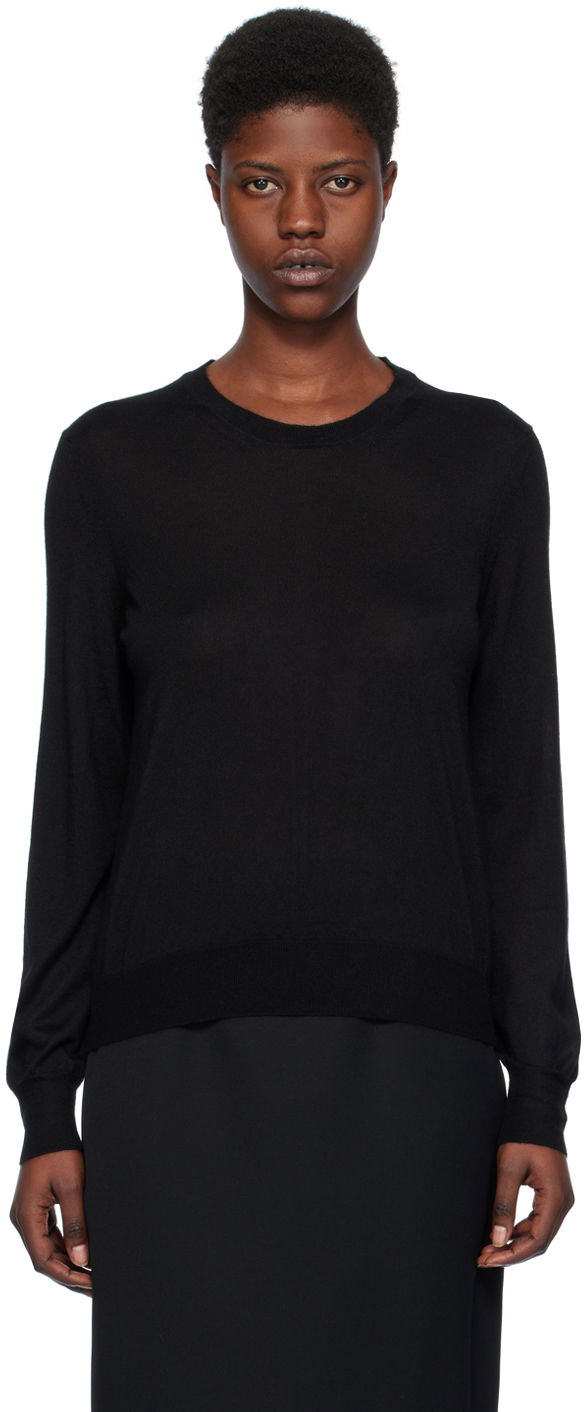 Cветр The Row The Row Islington Crewneck Sweater чорний | 5578-Y498
