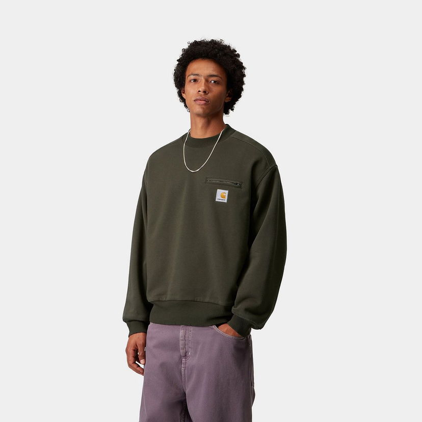 Світшоти Carhartt WIP Carhartt WIP Detroit Sweatshirt Зелений | I035547_3
