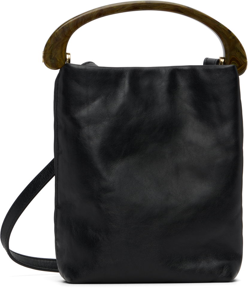 Сумка Dries Van Noten Dries Van Noten Micro Leather Shoulder Bag чорний | 252-011523-195