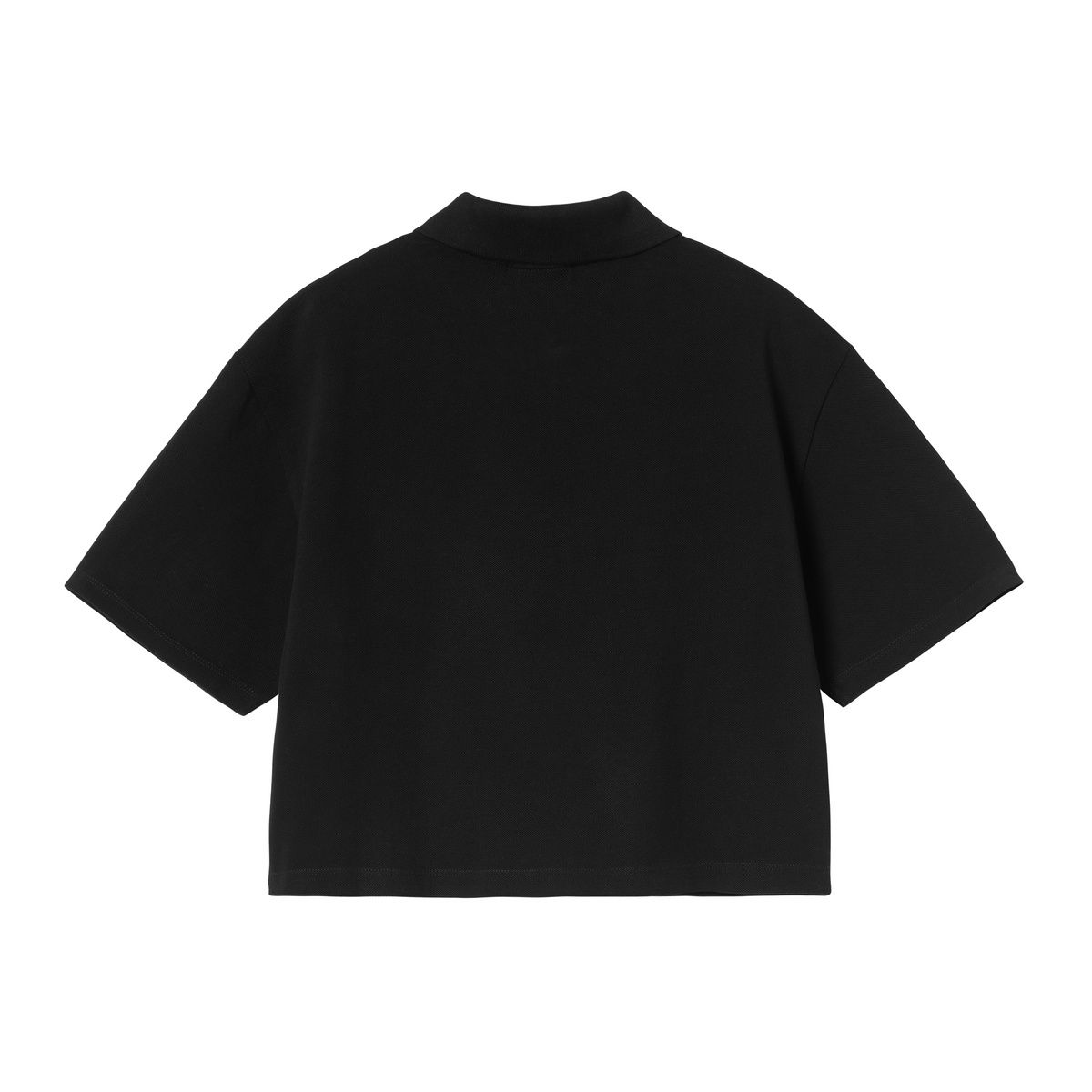 Сорочка поло Carhartt WIP Carhartt WIP Script Short Sleeve Cropped Polo чорний | I034553_7, 1