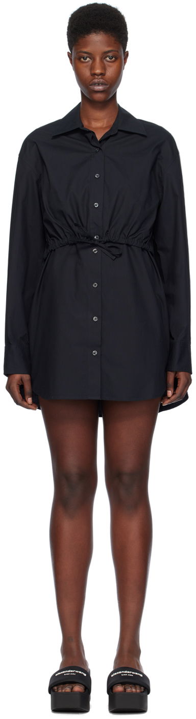 плаття Alexander Wang Layered Shirt Dress чорний | 4WC1246245