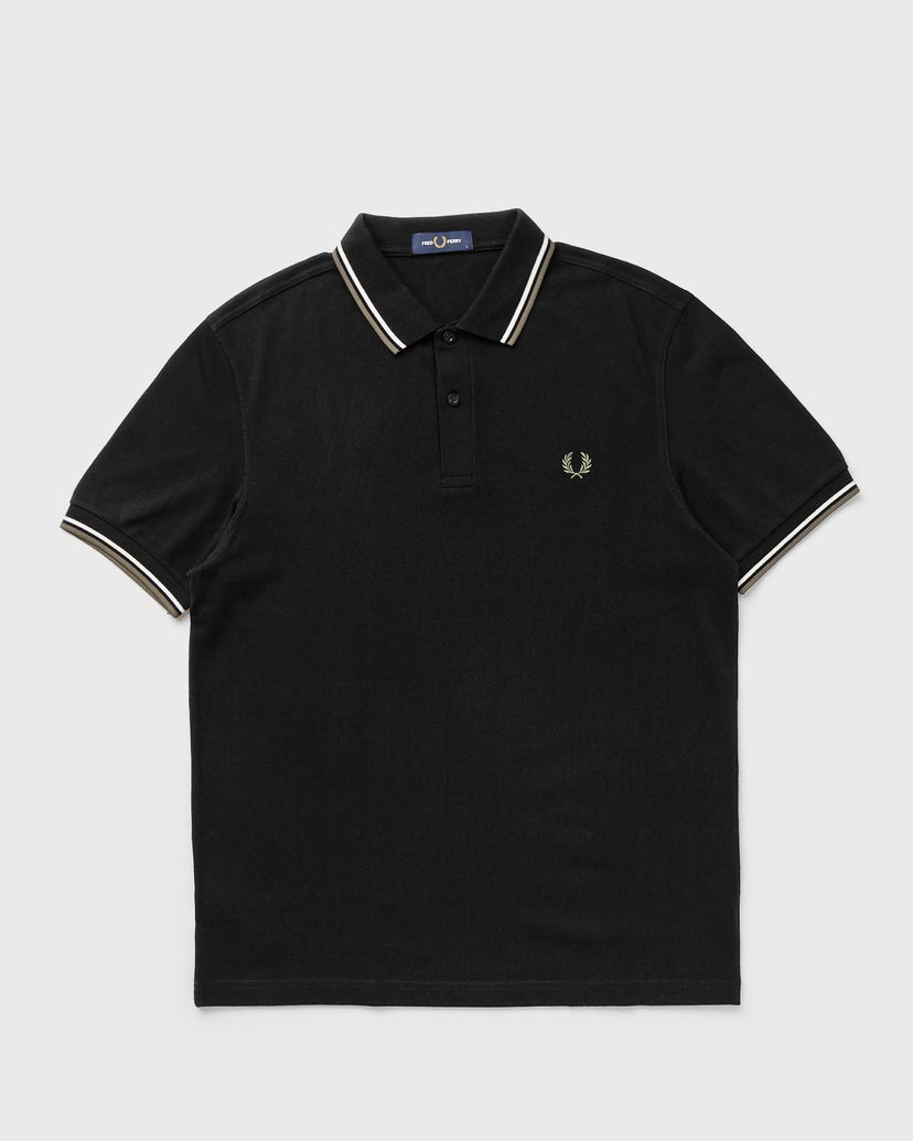 Сорочка поло Fred Perry Twin Tipped Shirt Black XL чорний | M3600-W54