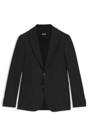 Куртка BOSS BOSS Slim-Fit Stretch Jacket чорний | 50546055