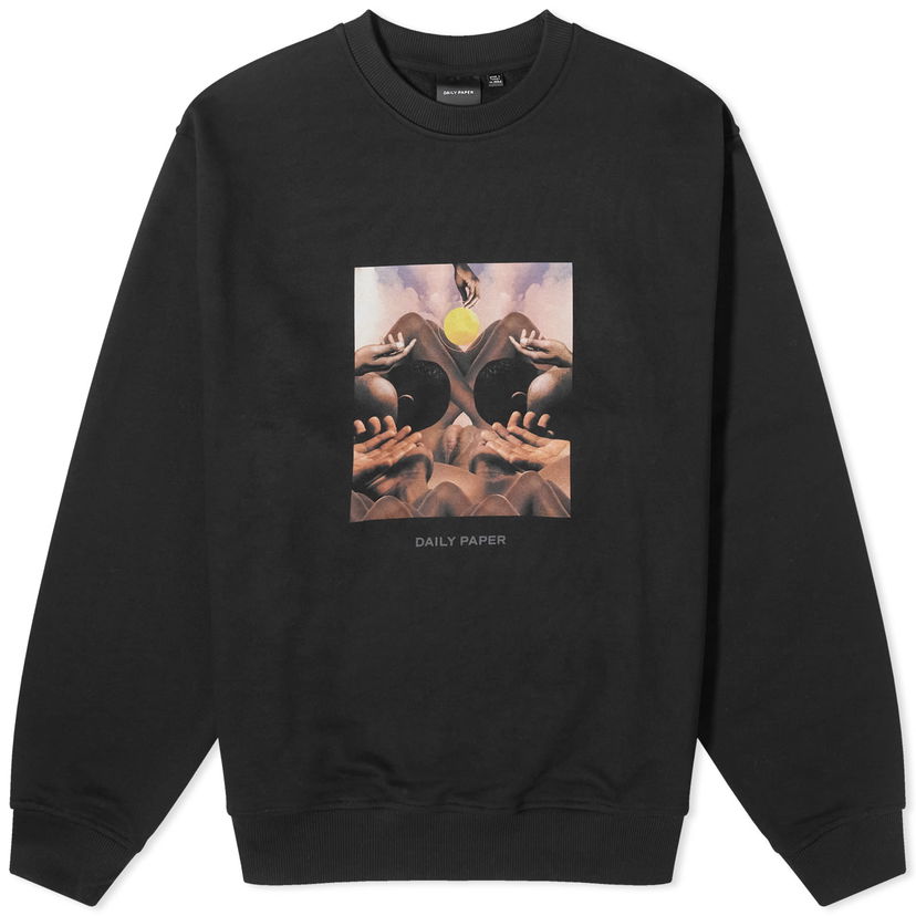 Світшоти DAILY PAPER Landscape Oversized Sweatshirt чорний | 2411078