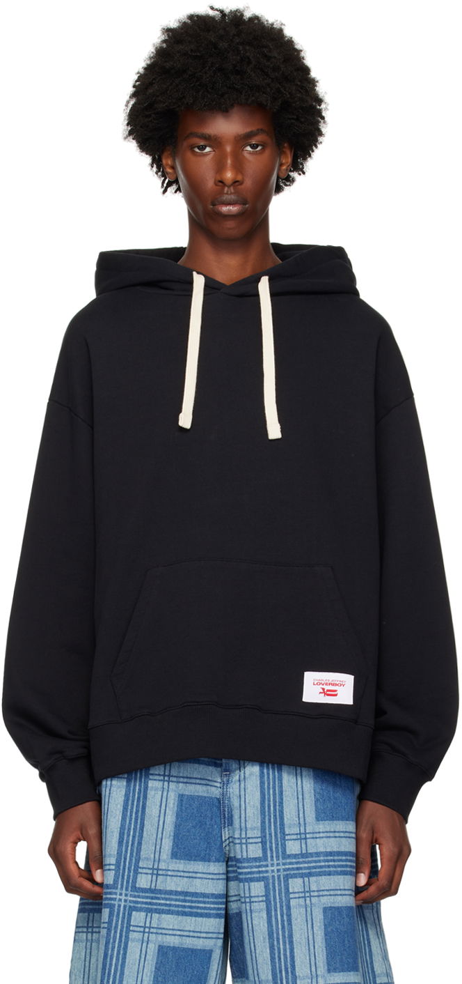 Світшоти Charles Jeffrey Loverboy Label Ears Hoodie чорний | 41100101
