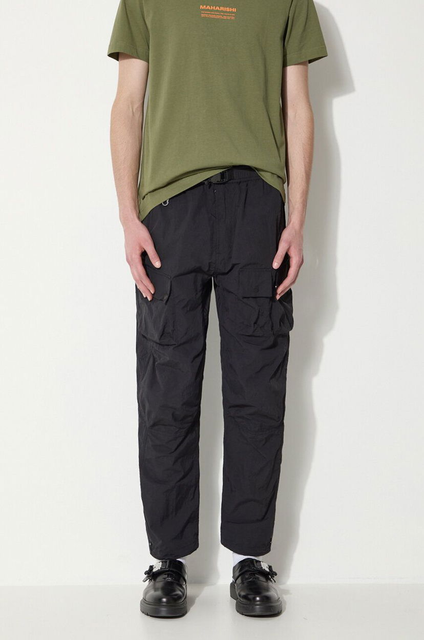 Штани карго Maharishi Maharishi Veg Dyed Cargo Track Pants чорний | 5040.BLACK