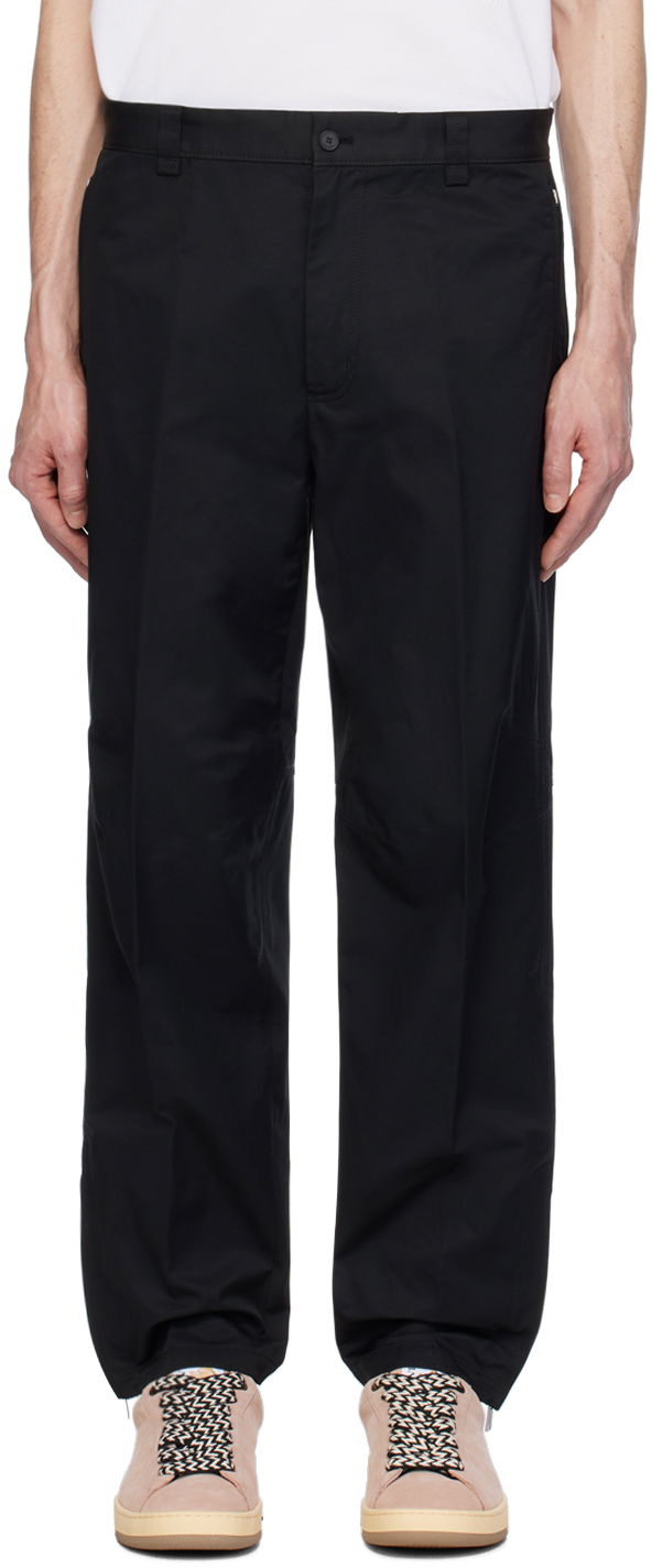 Штани LANVIN Biker Trousers чорний | RM-TR0005-5883-P24