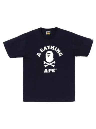 Футболка BAPE Captain Ape Crossbone Tee темно-синій | 4I72110005