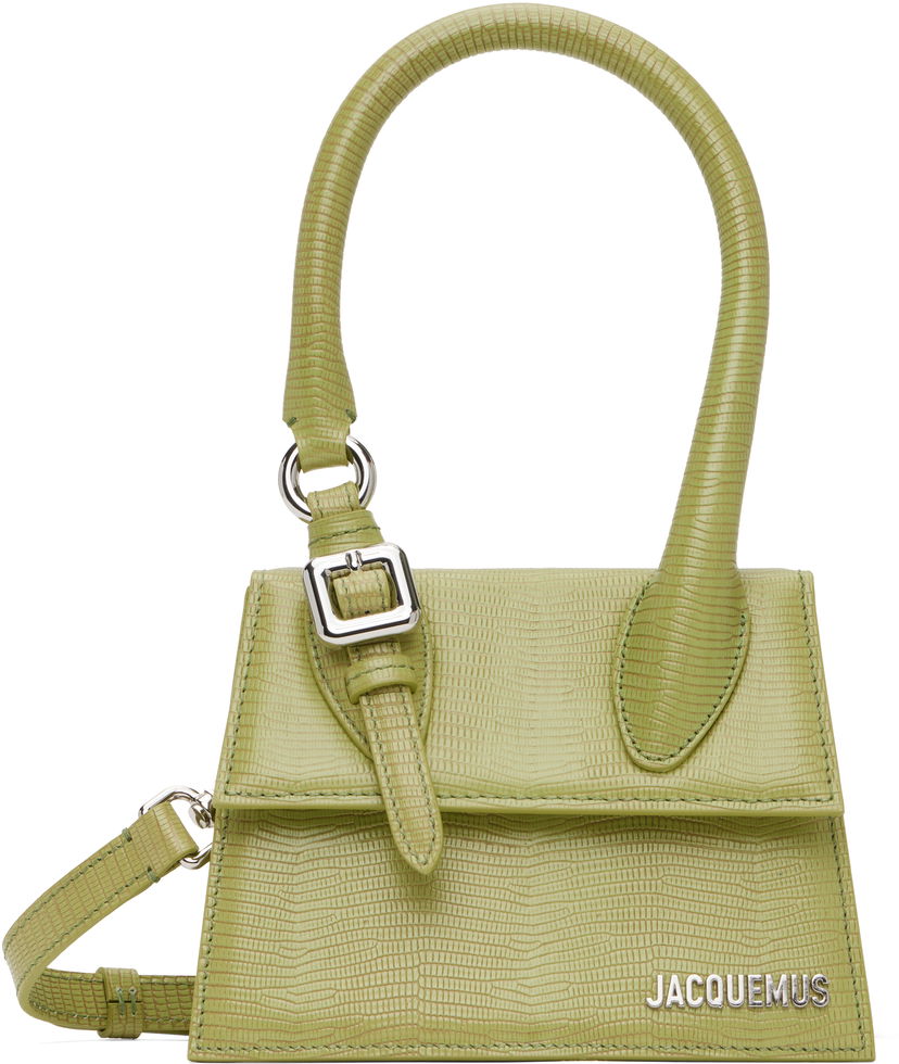 Сумочка Jacquemus Jacquemus 'Le Chiquito Moyen' Top Handle Bag Зелений | 25E233BA327-3235