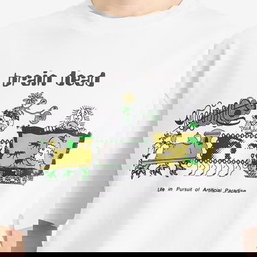 Футболка Brain Dead Brain Dead Artificial Paradise Graphic Tee, Size Large білий | BDS25T00O044-WHT, 5