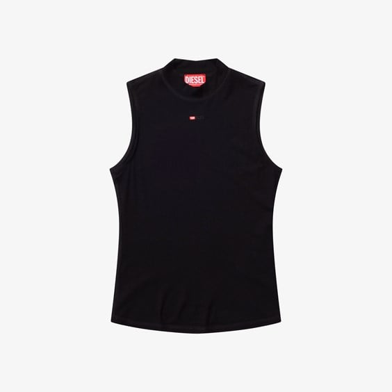 Безрукавка Diesel T-Mokky-Sl-Microdiv Tank Top чорний | A10397-9XX, 0