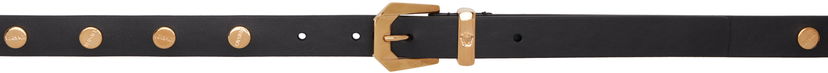 Ремені Versace Medusa Heritage Leather Belt чорний | 1012958_DVTA9