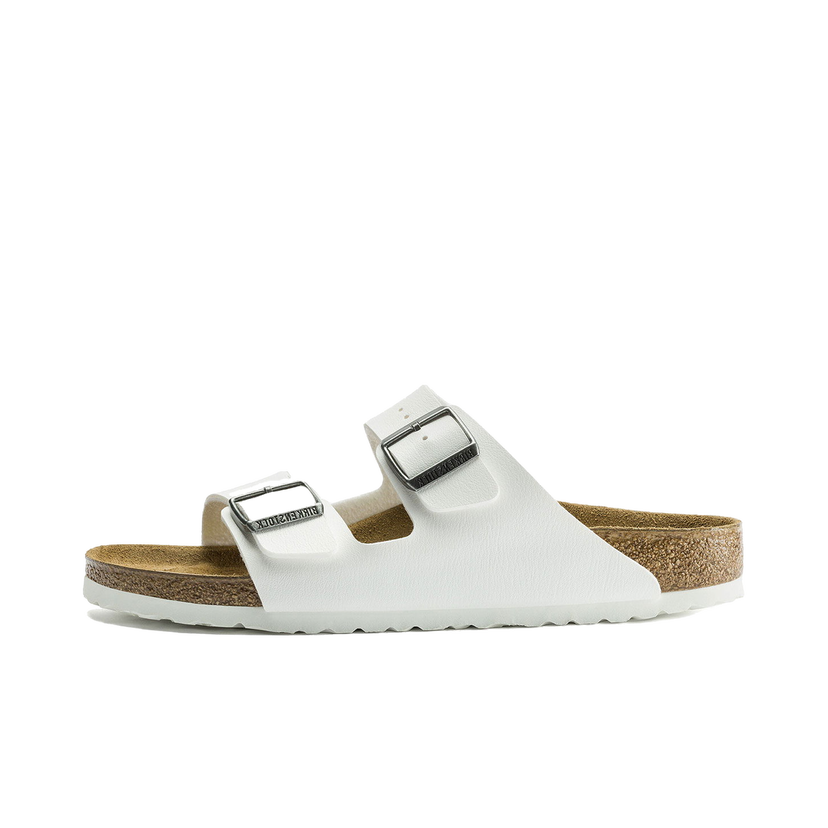 Кросівки та взуття Birkenstock Arizona Birko-Flor White Narrow Fit білий | 552683
