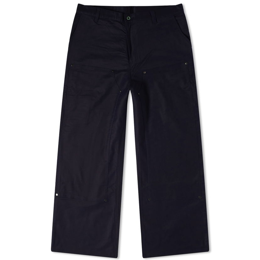 Штани карго Brain Dead Brain Dead Moleskin Double Knee Pant темно-синій | BDW23B12003311NY01