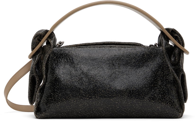 Сумочка KENZO Black Leather Shoulder Bag чорний | FF52SA818L08