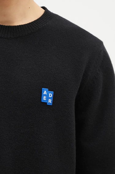 Cветр ADER ERROR Black Wool Sweater With Logo Patch чорний | BMSGFYKT0101BK, 3