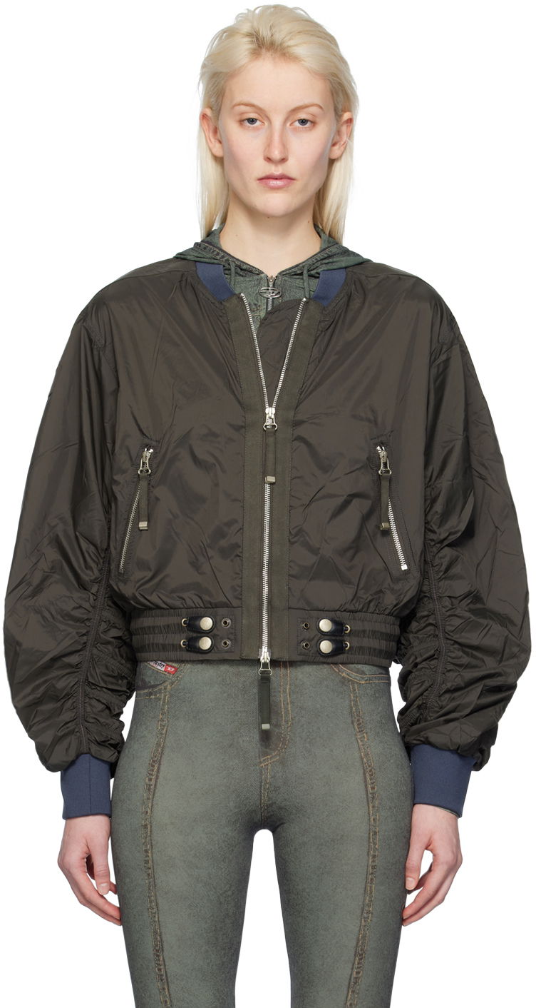 Куртка бомбер Diesel G-Noak Bomber Jacket "Khaki" Сірий | A08450 0BIAM
