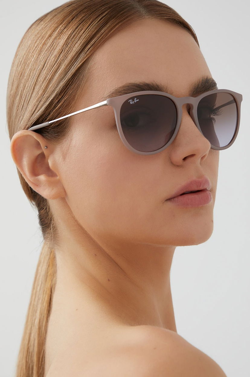Сонцезахисні окуляри Ray-Ban Ray-Ban ERIKA Sunglasses бежевий | 0RB4171.600068.54