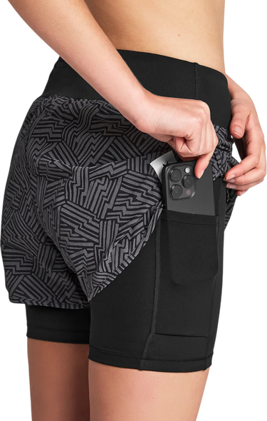Шорти Saysky Reflective Pace Patterned 2-in-1 Running Shorts 3" Різнокольоровий | owrsh23c1050-owrsh23c1050, 2