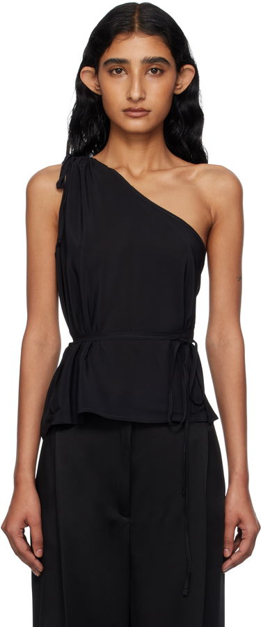 Безрукавка Baserange Baserange One-Shoulder Tie-Waist Camisole чорний | TSVI-SC-AU25, 0