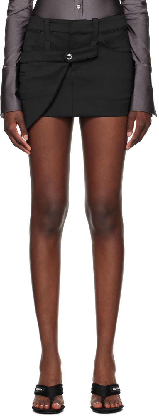 Спідниця Coperni Coperni Utilitary Miniskirt чорний | COPJ39111