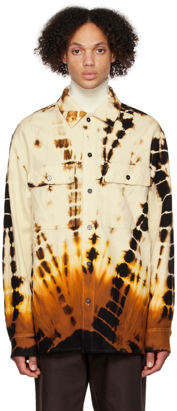 Сорочка Jil Sander Jil Sander Long Sleeve Tie-Dye Shirt Різнокольоровий | J47DL0002_JTN018