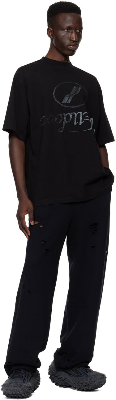 Спортивні штани We11done We11done Distressed Sweatpants чорний | WD-TA1-24-812-U-BK, 3