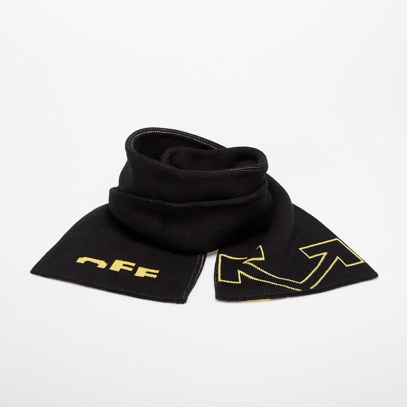 Шарф Off-White OFF-WHITE KIDS Type Logo Scarf Universal чорний | OBMA001F25KNI0011018
