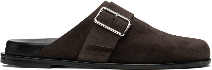 Одяг Aeyde Aeyde Finja Suede Slip-On Loafers Коричневий | A11-FL-FAER08FL154-SS25-953-022