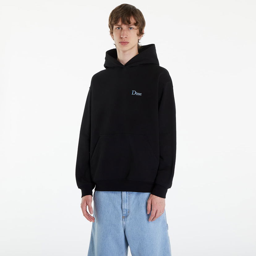 Світшоти Dime Classic Small Logo Hoodie Black чорний | DIMESP24D29BLK