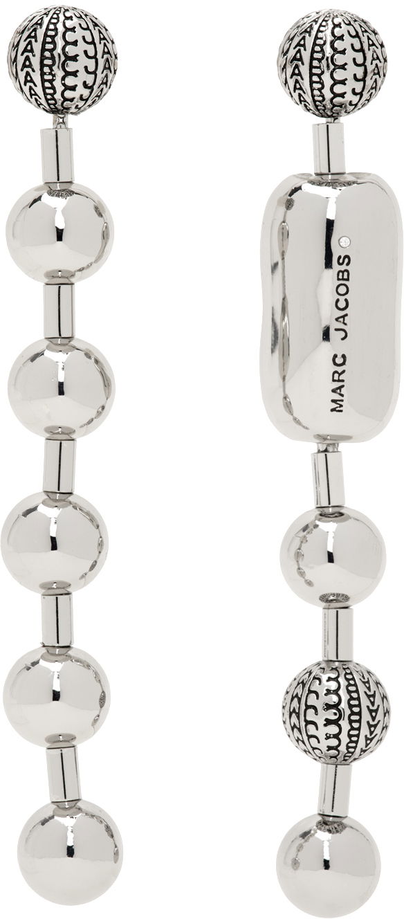 Сережки Marc Jacobs Marc Jacobs The Monogram Ball Chain Earrings Металік | 2S4JER001J04