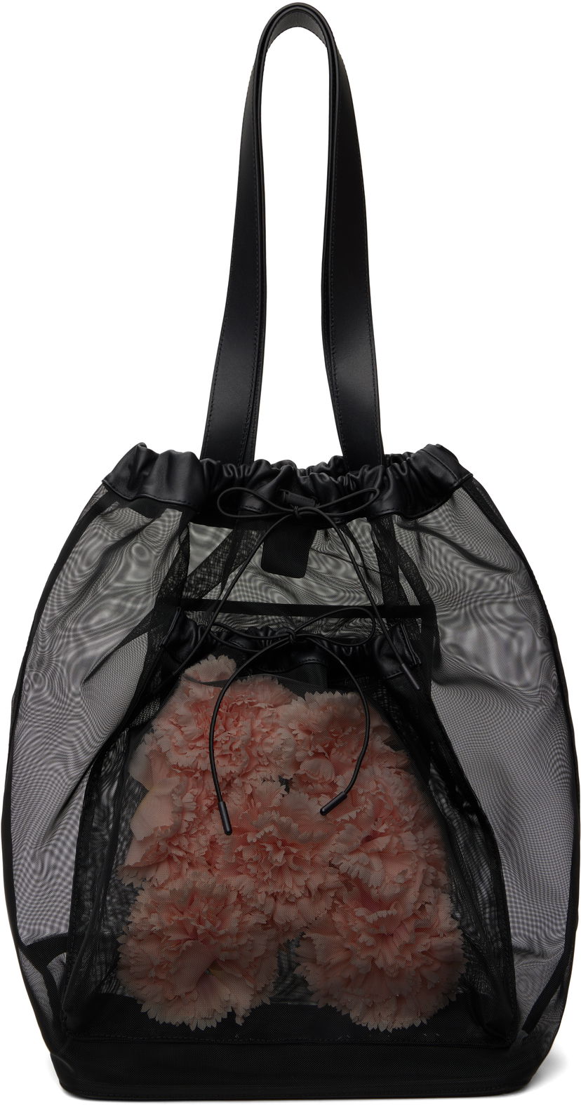 сумка-тоут Simone Rocha Simone Rocha Carnation Pocket Tote чорний | BAG191F 0805