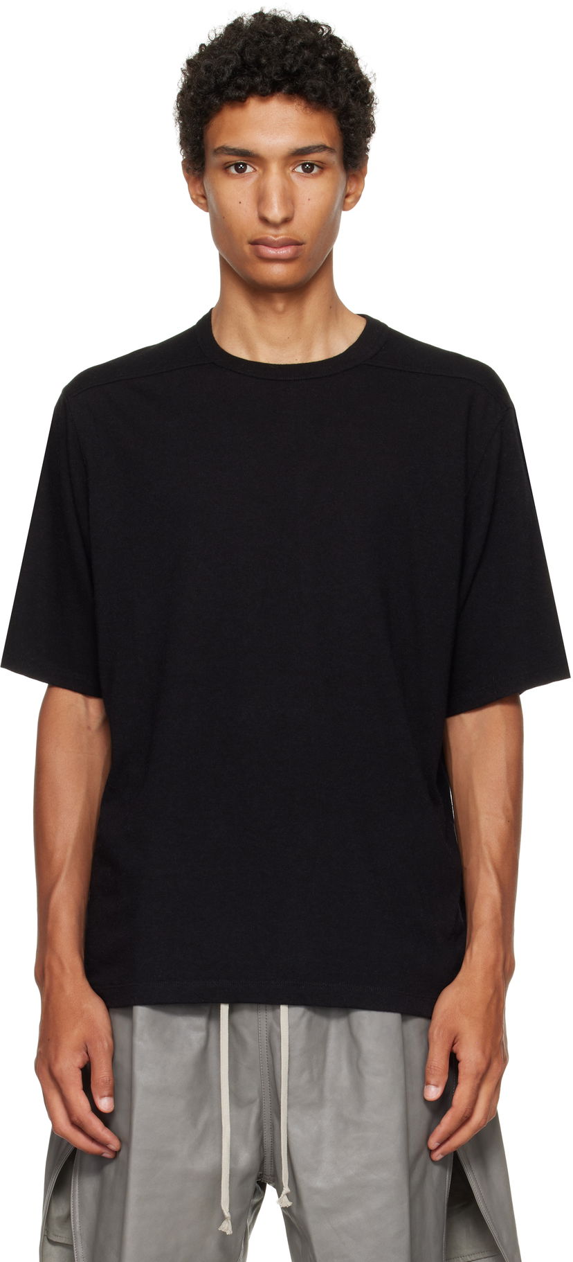 Футболка Rick Owens Rick Owens Concordians Brad T-Shirt чорний | RU02E1232 JR